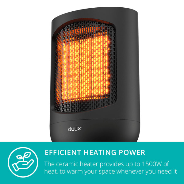 Duux Zone Personal Heater (Black)