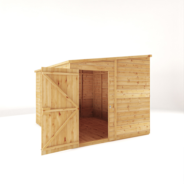 Mercia Woodsman Shiplap Pent Wooden Shed 10 x 8