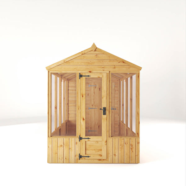 Mercia Woodsman Apex Greenhouse Combi Shed 14 x 6