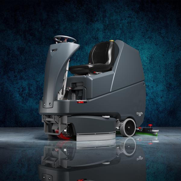 Numatic TVL850 Ride-On Scrubber Dryer with Nyloscrub Brush & 3 x NX1K Batteries