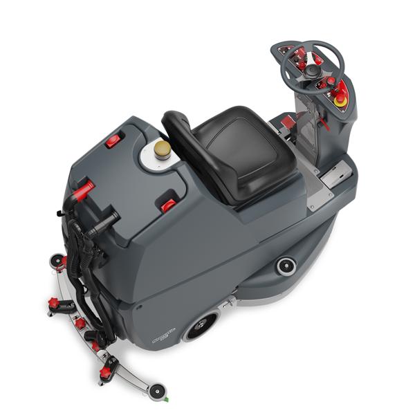 Numatic TVL850 Ride-On Scrubber Dryer with Nyloscrub Brush & 3 x NX1K Batteries