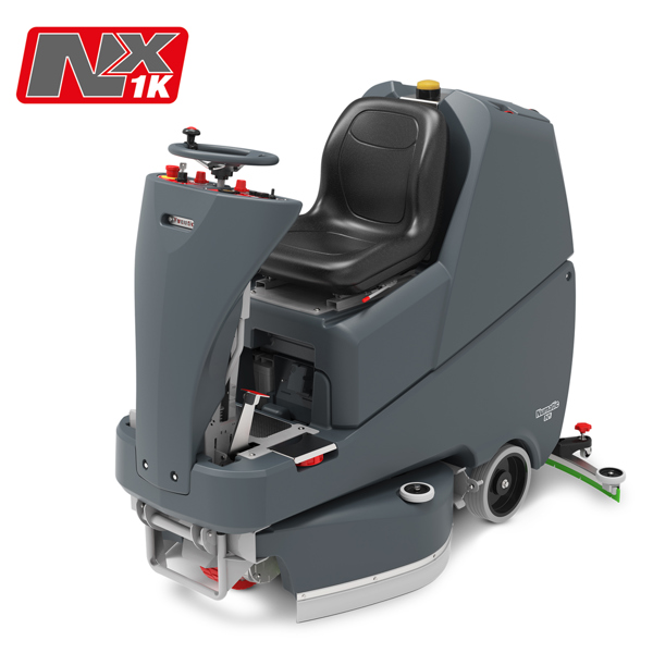 Numatic TVL850 Ride-On Scrubber Dryer with Nyloscrub Brush & 3 x NX1K Batteries