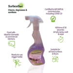 JMS SurfaceSan Covid-19 Certified Hard Surface Sanitiser (6 x 750ml) thumbnail