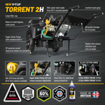 V-TUF TORRENT 2H Pressure Washer with Bowser thumbnail