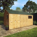 Mercia Premium Shiplap Reverse Apex Wooden Workshop 14 x 10 thumbnail