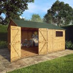 Mercia Premium Shiplap Reverse Apex Wooden Workshop 14 x 10 thumbnail