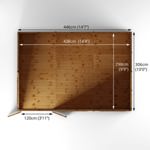 Mercia Premium Shiplap Reverse Apex Wooden Workshop 15 x 10 thumbnail