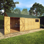 Mercia Premium Shiplap Reverse Apex Wooden Workshop 18 x 10 thumbnail