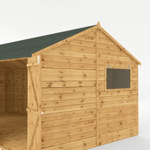 Mercia Premium Shiplap Reverse Apex Wooden Workshop 20 x 10 thumbnail