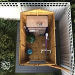 Mercia Shiplap Apex Wooden Shed 6 x 4 - Windowless thumbnail