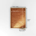 Mercia Shiplap Apex Wooden Shed 8 x 6 - Windowless thumbnail