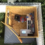 Mercia Shiplap Wooden Corner Shed 7 x 7 thumbnail