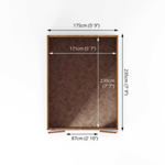 Mercia Overlap Double Door Apex Wooden Shed 8 x 6 - Windowless thumbnail