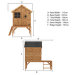 Mercia Snug Tower Wooden Playhouse thumbnail