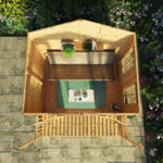 Mercia Premium Wessex Wooden Summerhouse 8 x 8 thumbnail