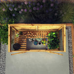 Mercia Traditional Tall Wall Wooden Greenhouse 6 x 3 thumbnail