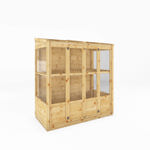 Mercia Traditional Tall Wall Wooden Greenhouse 6 x 3 thumbnail