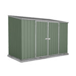 Absco Space Saver Titanium Pent Metal Shed 10 x 5 (Pale Eucalyptus) thumbnail