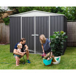 Absco Regent Metal Shed 10 x 10 (Woodland Grey) thumbnail