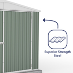 Absco Metal Utility Workshop 10 x 20 (Pale Eucalyptus) thumbnail