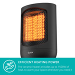 Duux Zone Personal Heater (Black) thumbnail