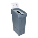 Procycle 80L Recycling Bin, Lid & White General Waste Back Panel thumbnail