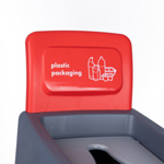 Procycle Printed Back Panel (Red - Plastic) thumbnail