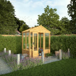 Mercia Woodsman Apex Wooden Greenhouse 4 x 6 - Polycarbonate Glazing thumbnail