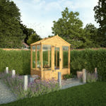 Mercia Woodsman Apex Wooden Greenhouse 4 x 6 - Polycarbonate Glazing thumbnail