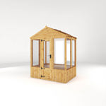 Mercia Woodsman Apex Wooden Greenhouse 4 x 6 - Glass Glazing thumbnail