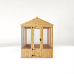 Mercia Woodsman Apex Wooden Greenhouse 6 x 6 - Polycarbonate Glazing thumbnail