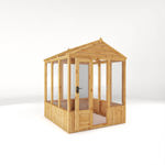 Mercia Woodsman Apex Wooden Greenhouse 6 x 6 - Styrene Glazing thumbnail