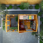 Mercia Woodsman Apex Greenhouse Combi Shed 10 x 6 thumbnail