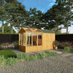 Mercia Woodsman Apex Greenhouse Combi Shed 12 x 6 thumbnail