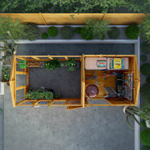 Mercia Woodsman Apex Greenhouse Combi Shed 14 x 6 thumbnail