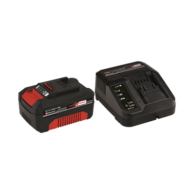 Einhell Power X-Change 18v 4.0Ah Li-Ion Battery & Charger Starter Kit ...