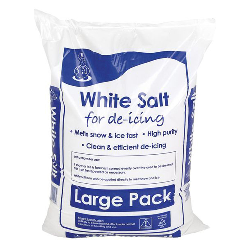 White De-Icing Salt (25kg) - Sustainable Sea Salt - CleanStore