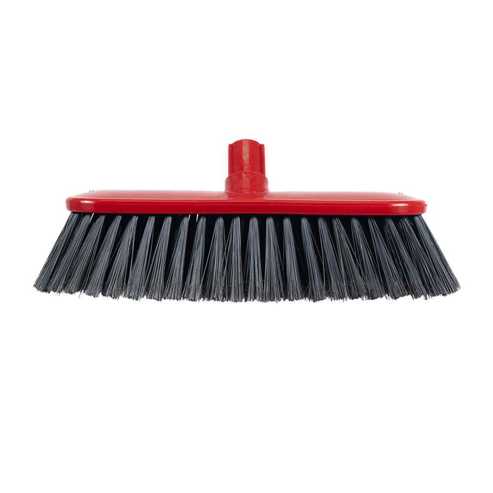 Traditional Interchange Soft Broom (Red) - Brooms - CleanStore